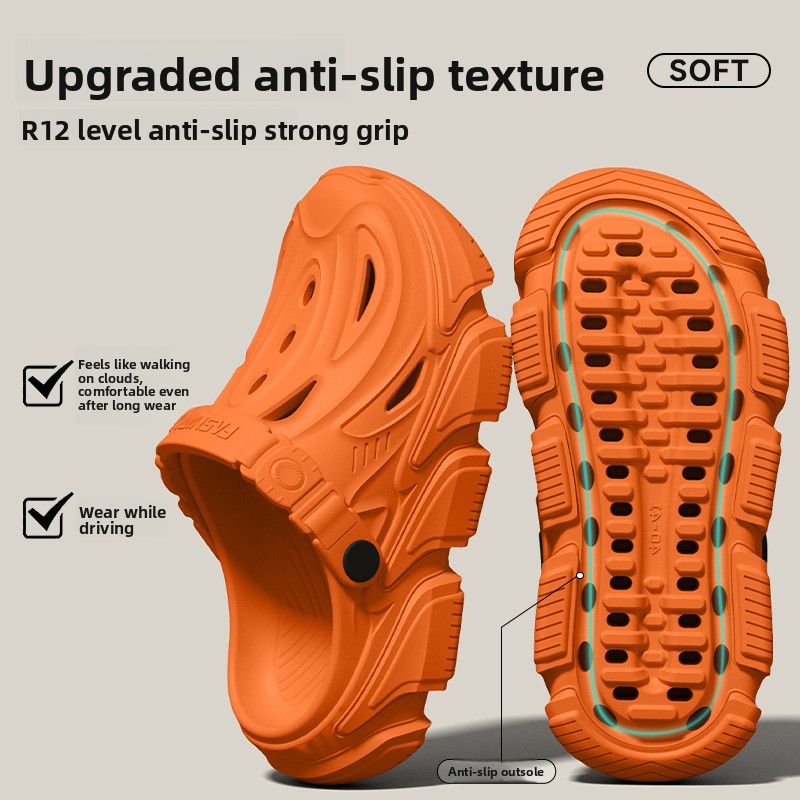 Anti slip hole shoes for men 2 - Fishing Waders 评论和价格