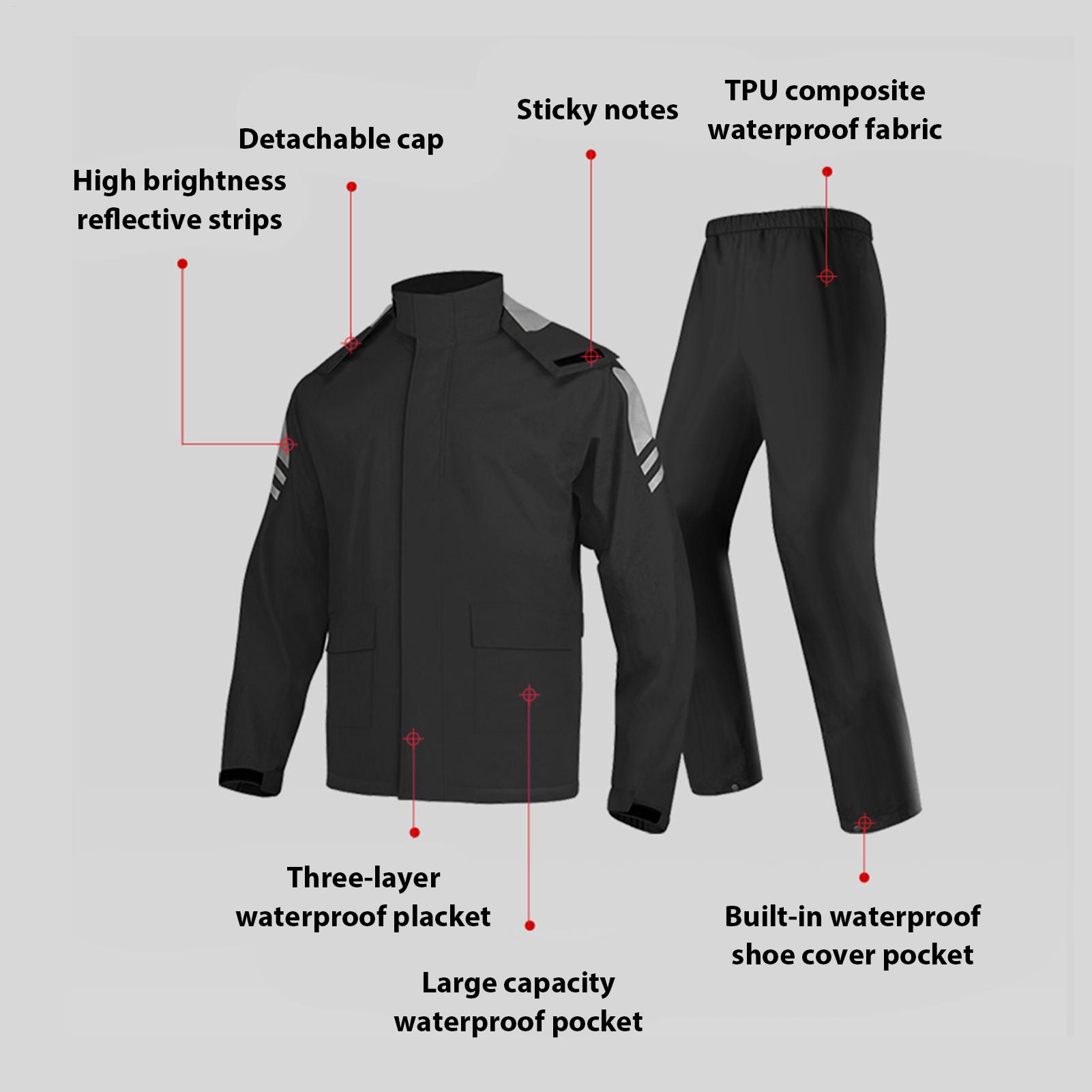Waterproof Rain Suits for Men  - Fishing Rain Suit 评论和价格