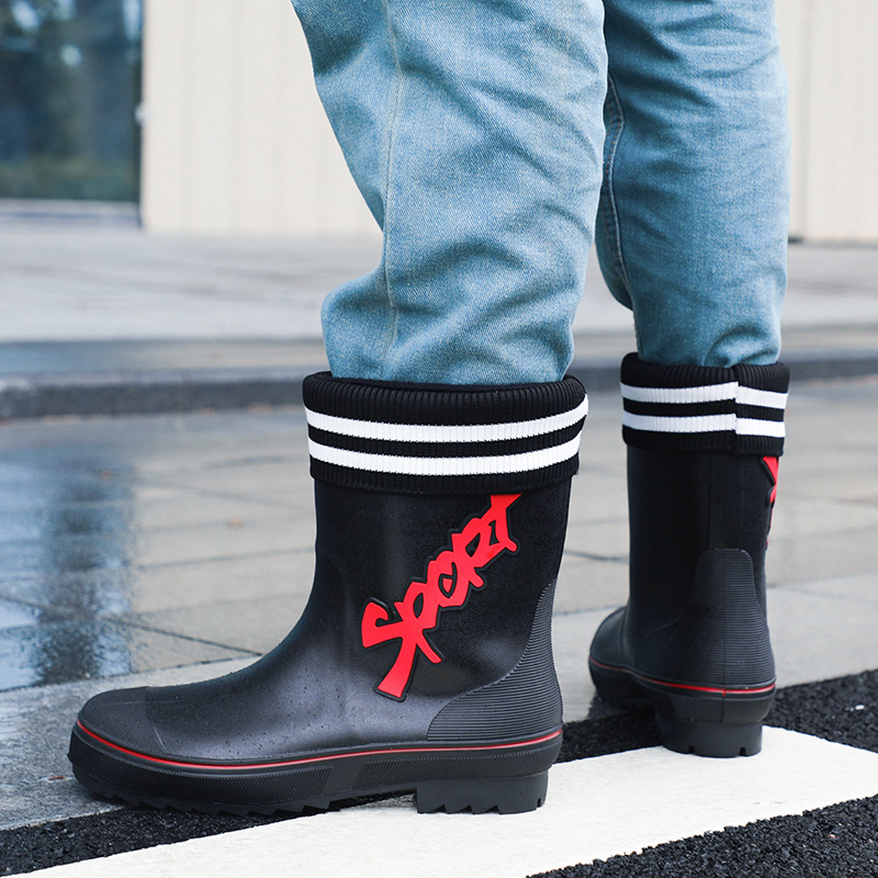 Mid-calf Rain Boots Men Slip-O - Fishing Waders 评论和价格