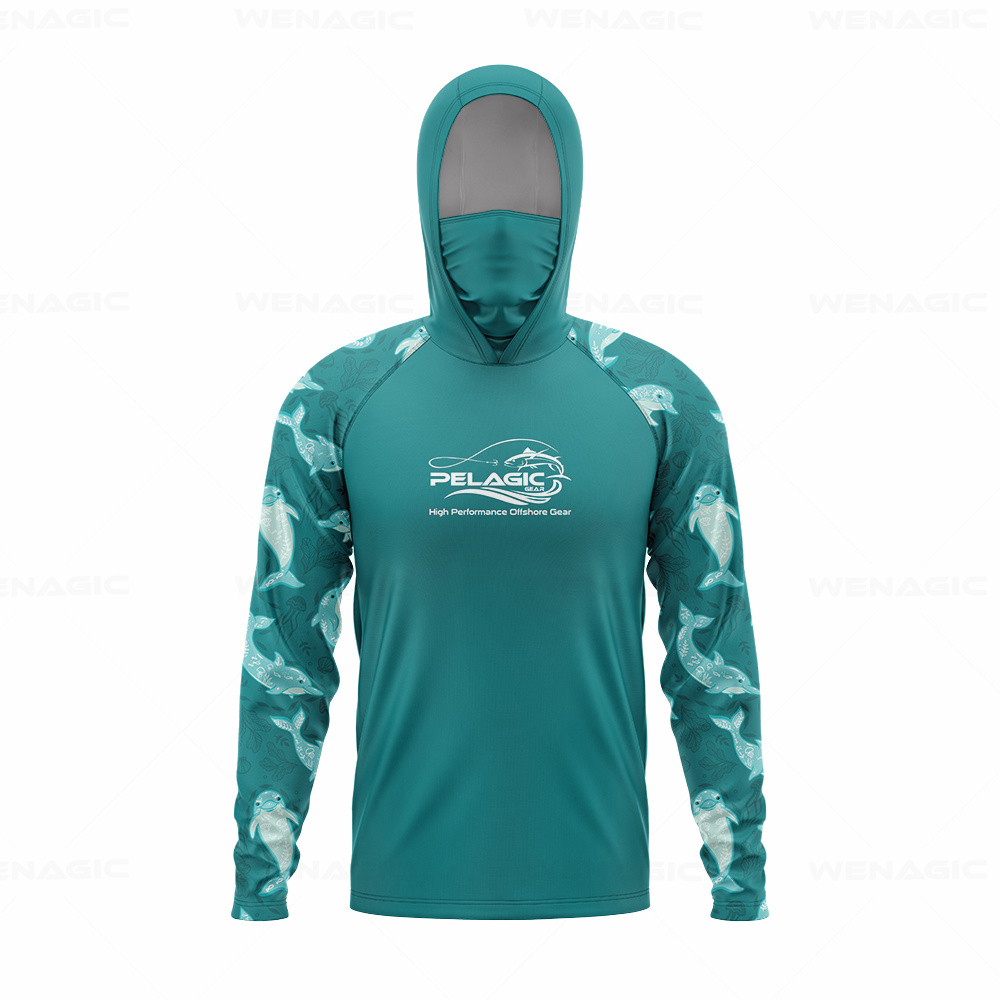 pelagic gear Men Hood Fishing  - Fishing Hoodie 评论和价格