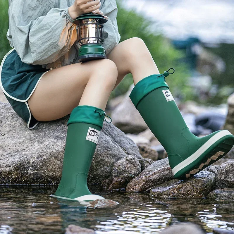 Couples High Top Rain Shoes An - Fishing Boots 评论和价格