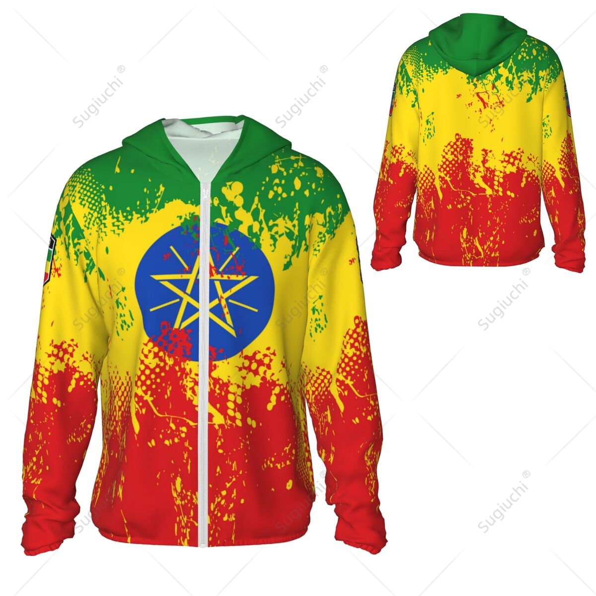 Ethiopia Flag Sun Protection H - Fishing Hoodie 评论和价格