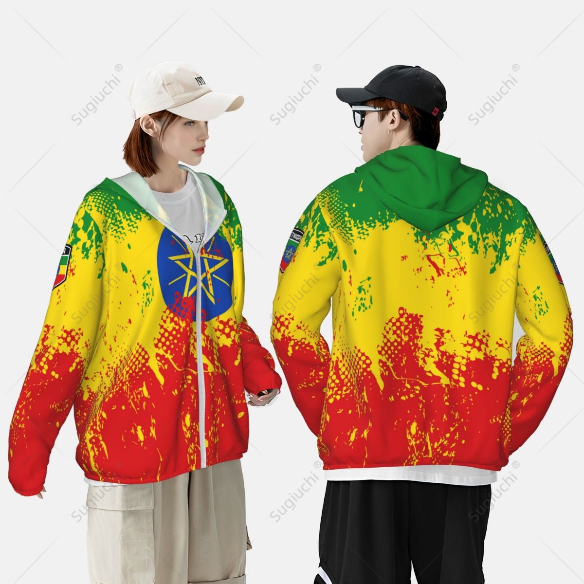 Ethiopia Flag Sun Protection H - Fishing Hoodie 评论和价格