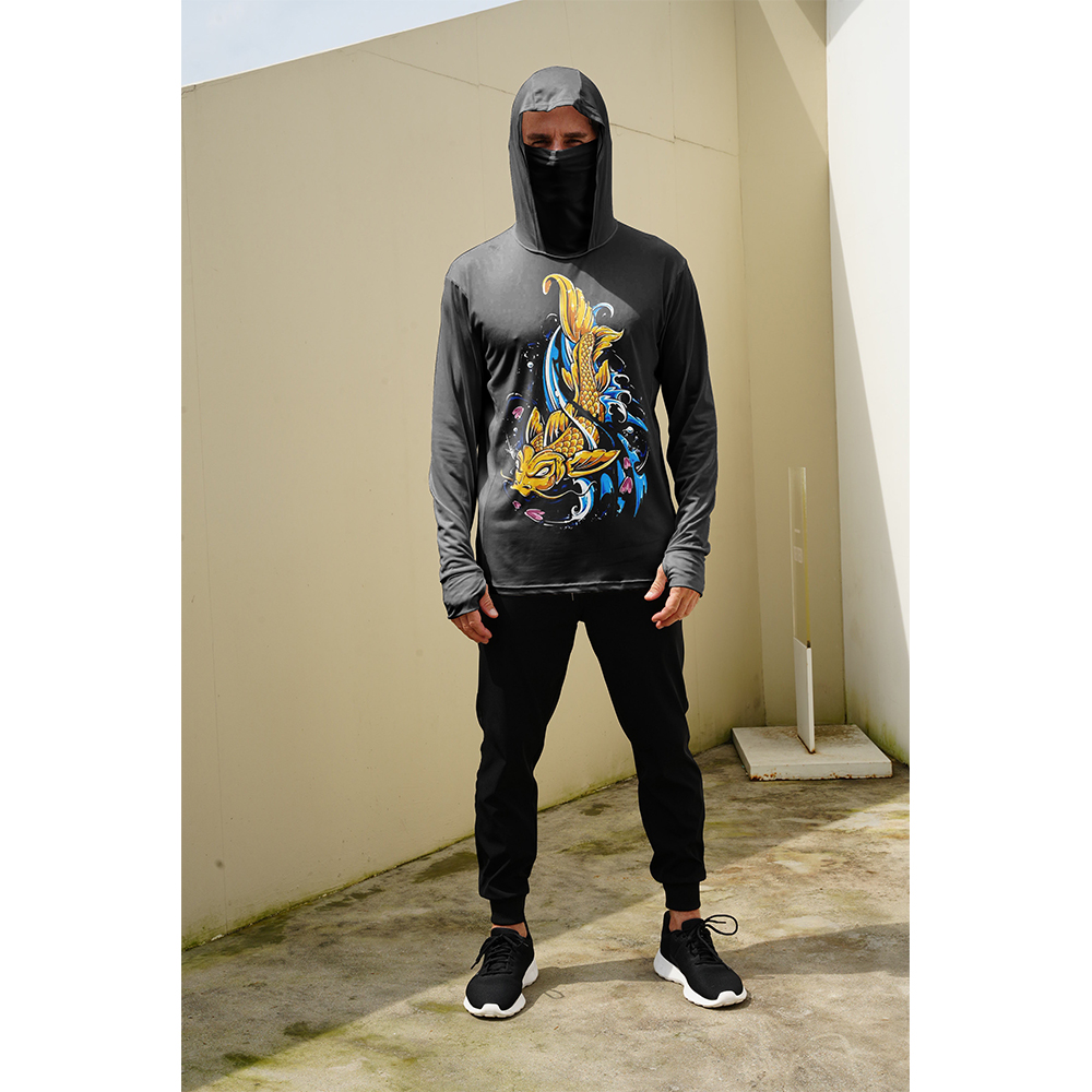 Fishing Shirts Men Sun Protect - Fishing Mask Sun Protection 评论和价格