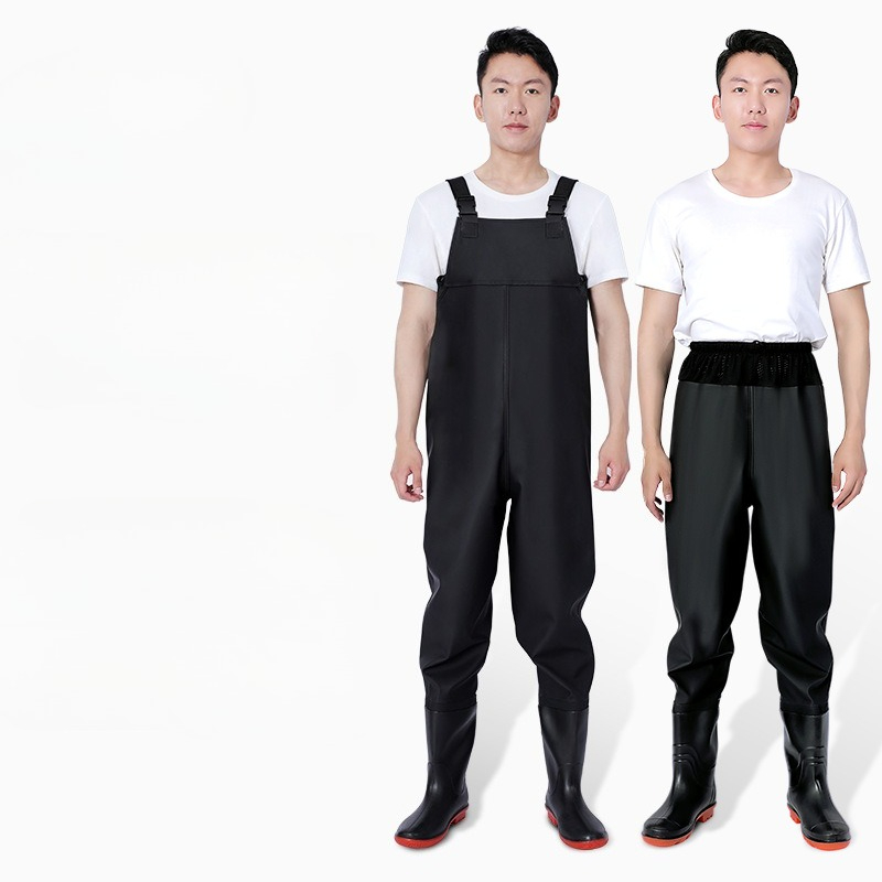 PVC Chest Waders with Boots Wa - Fishing Pants Waterproof 评论和价格