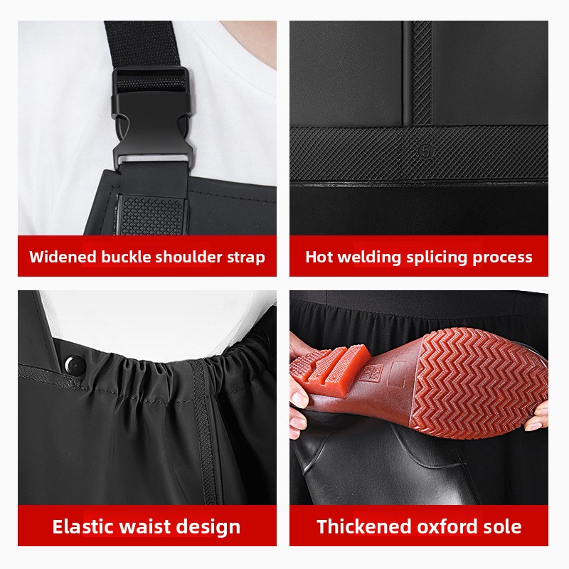 PVC Chest Waders with Boots Wa - Fishing Pants Waterproof 评论和价格