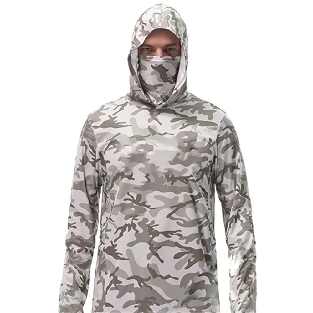 Summer Fishing Hoodies Men Jer - Fishing Shirt Uv Protection 评论和价格