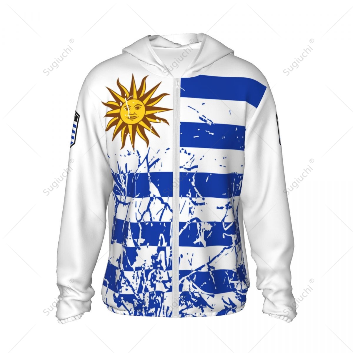Uruguay Flag Sun Protection Ho - Fishing Hoodie 评论和价格