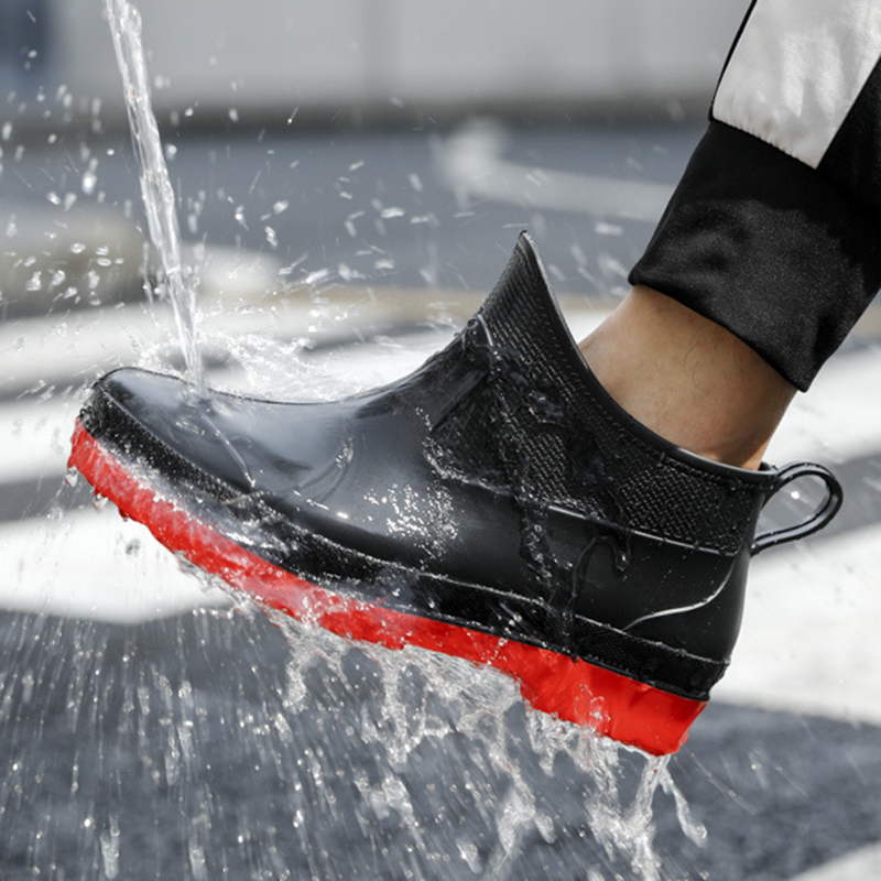 Spring Unisex Rubber Rain Boot - Fishing Boots 评论和价格