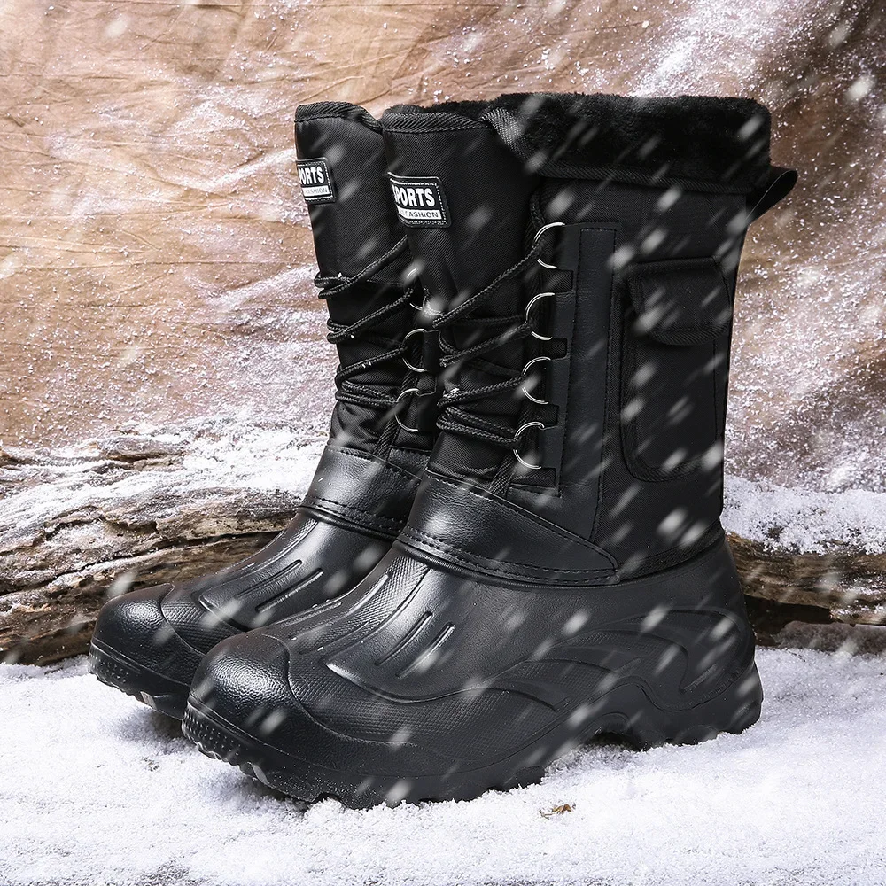 Men Winter Snow Boots Outdoor  - Fishing Boots 评论和价格