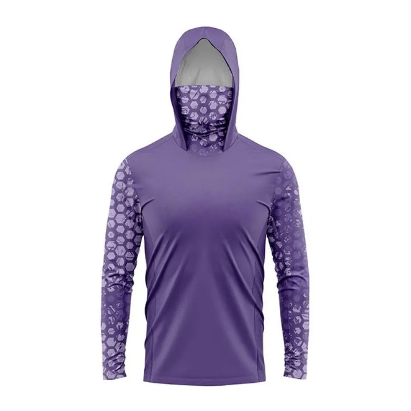 MALFC Hood Fishing Shirt Fishi - Fishing Shirt Uv Protection 评论和价格