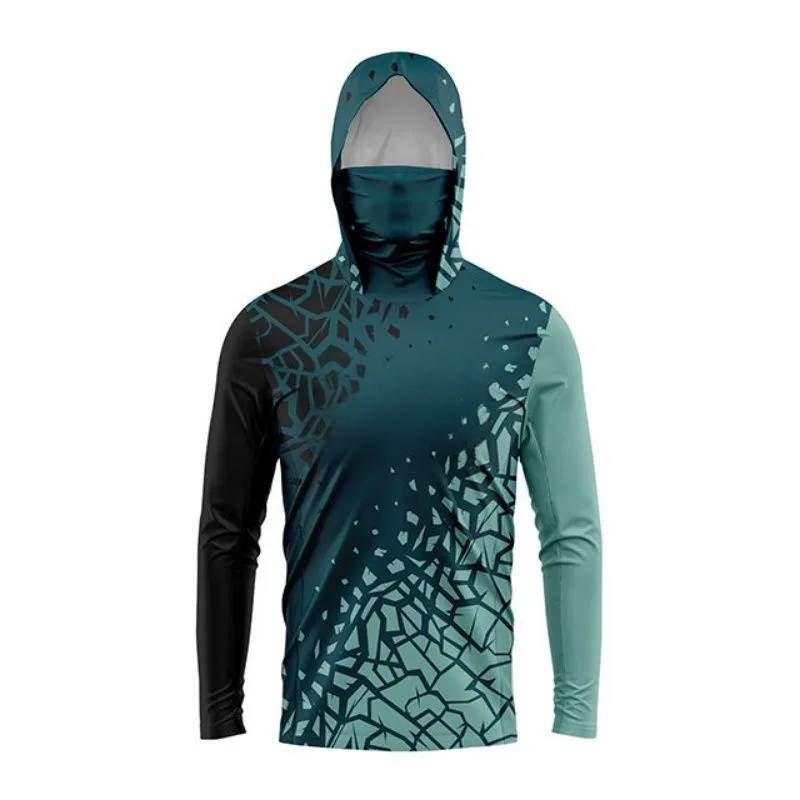 MALFC Hood Fishing Shirt Fishi - Fishing Shirt Uv Protection 评论和价格